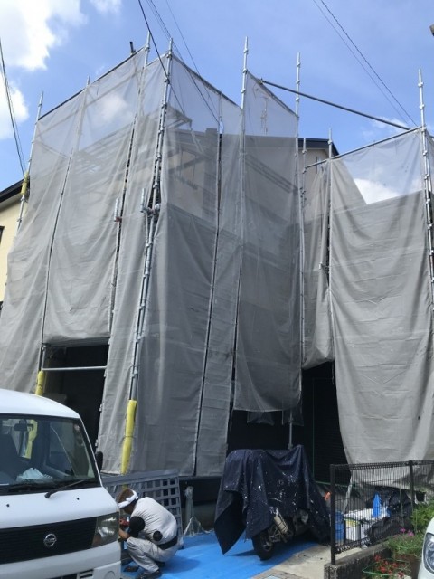 大阪府で外壁塗装・屋根塗装・足場工事